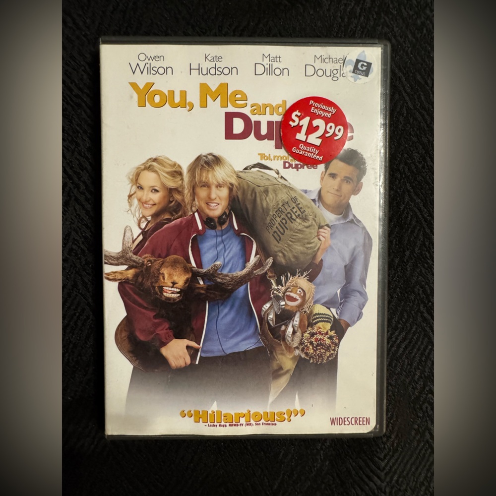 You, Me and Dupree DVD